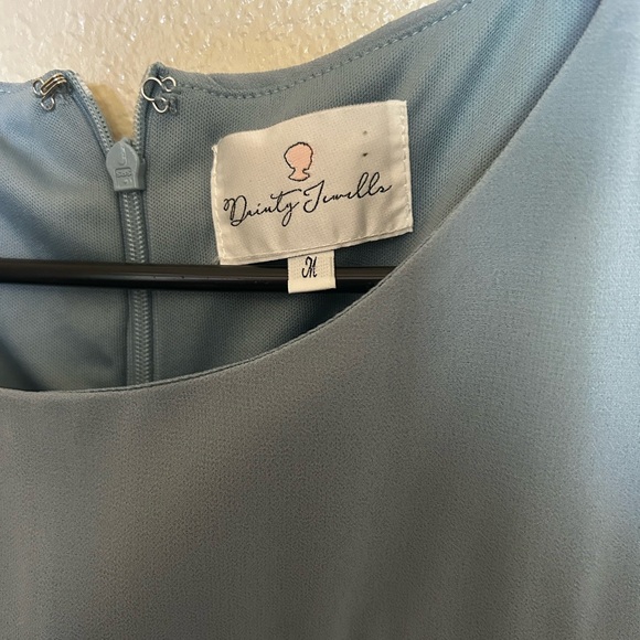 Dainty Jewells Soft Blue Dress - Picture 5 of 5